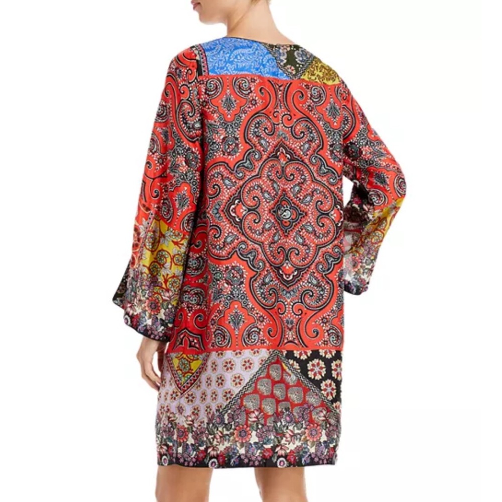Johnny Was Moa Kabelo Silk Tunic Dress
